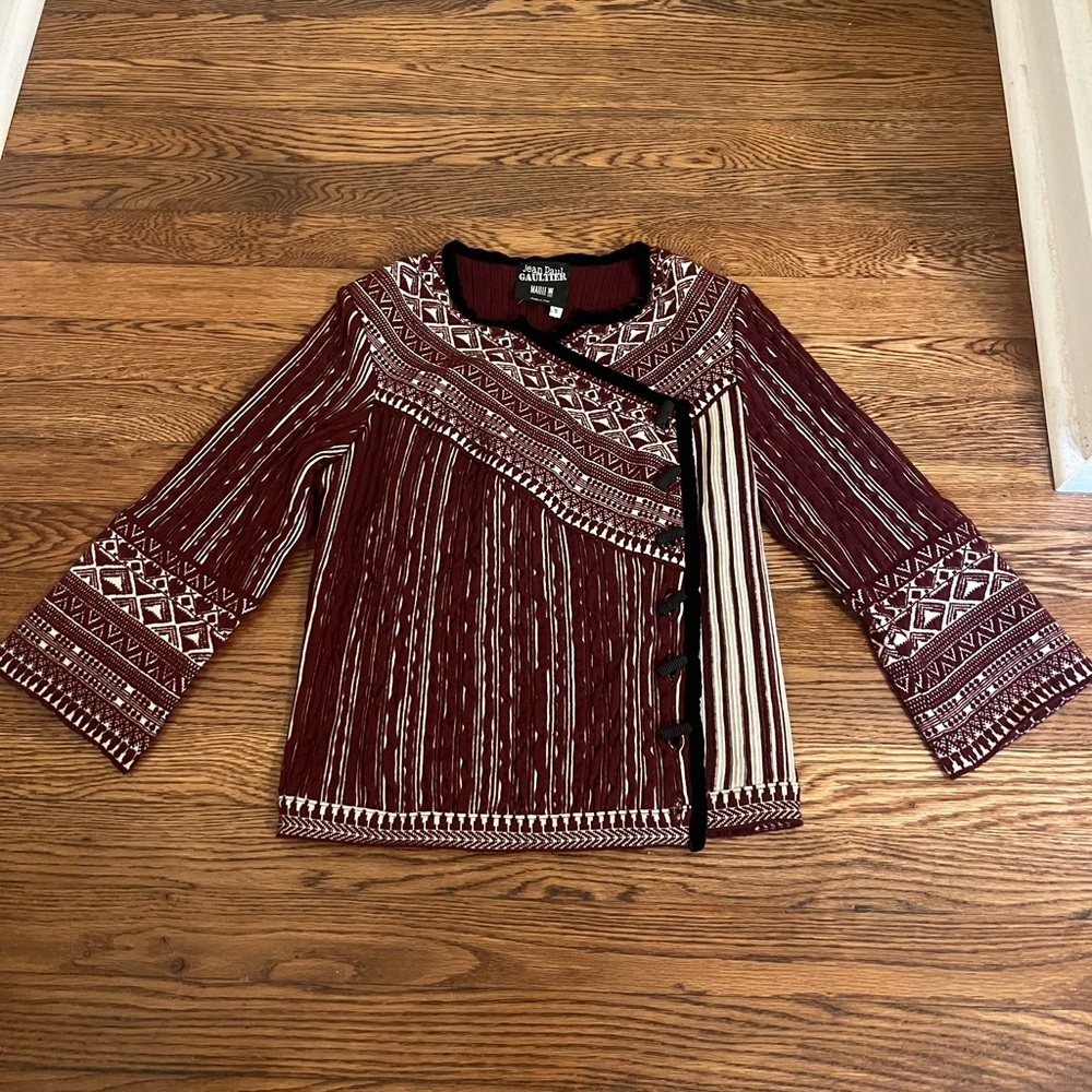 Vintage Jean Paul Gaultier Knit Wrap Top